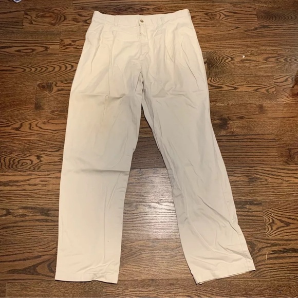 Flyers Mens Khaki Pants Slacks, No Size Tag, Approximately 34x34 - Picture 1 of 7